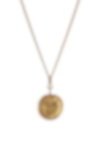 Gold Finish Baby Aquarius Charm Pendant Necklace by Misho Designs at Pernia's Pop Up Shop