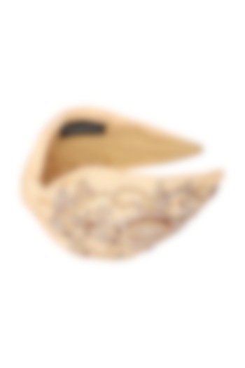 Beige Handcrafted Headband by MISSY at Pernia's Pop Up Shop