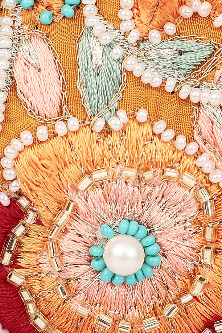 Multi-Colored Headband With Faux Pearls by MISSY at Pernia's Pop Up Shop