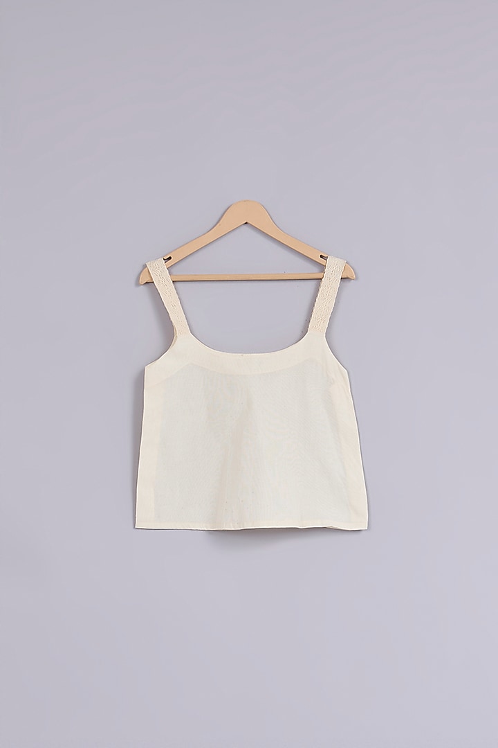 Beige Jute Silk Floral Embroidered Dress For Girls by Mityan at Pernia's Pop Up Shop