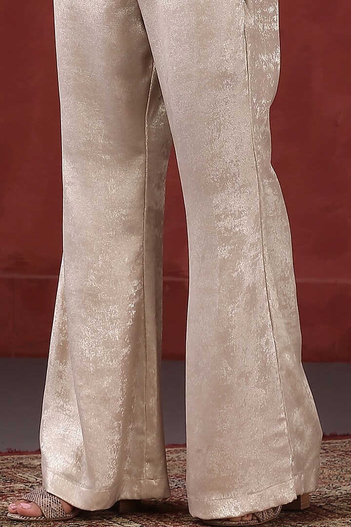Cream Embellished Pant Set by MINAKI WOMANZ at Pernia's Pop Up Shop