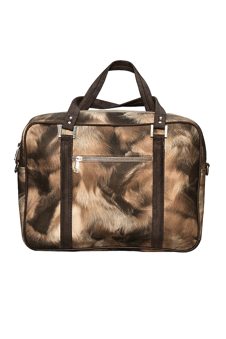 Black Printed Laptop Bag by Mixmitti at Pernia's Pop Up Shop