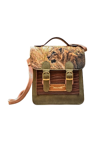 Multi Colored Printed Handbag by Mixmitti