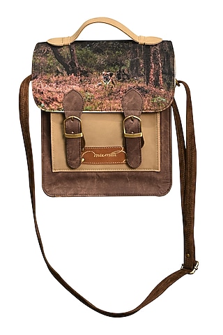 Multi Colored Digital Printed Handbag by Mixmitti