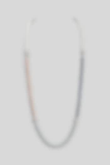 White Finish Freshwater Pearls 10 In 1 Detachable Pearl Mala In Sterling Silver by Mirelle at Pernia's Pop Up Shop