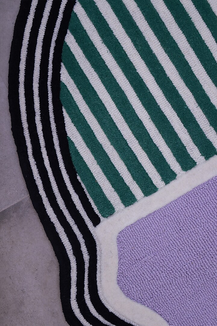 Multi-Colored Wool Tufted Carpet by Neytt Homes at Pernia's Pop Up Shop