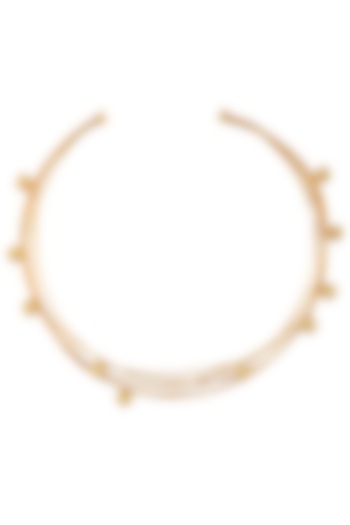 Gold Plated Gravity Choker Necklace by Misho