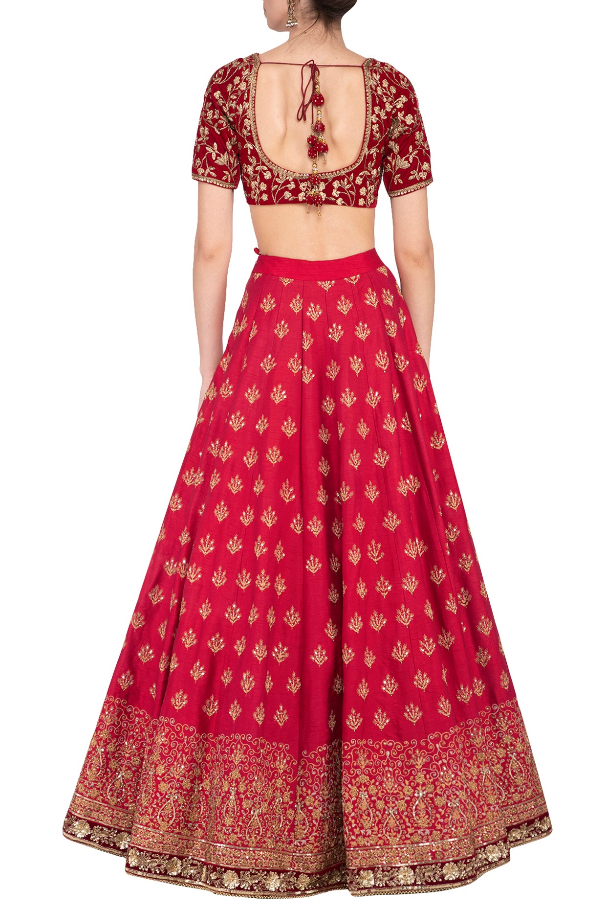 Page 9 of Pink Peach Red Maroon White Lehengas