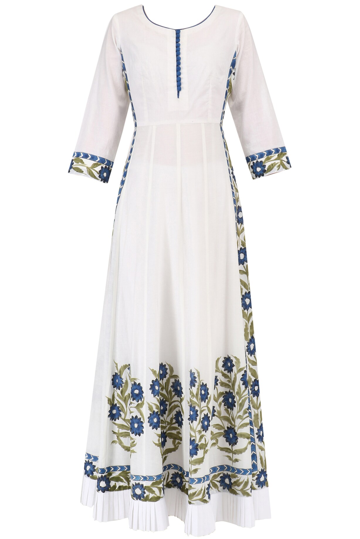 Red Anarkali With Plazo Pants