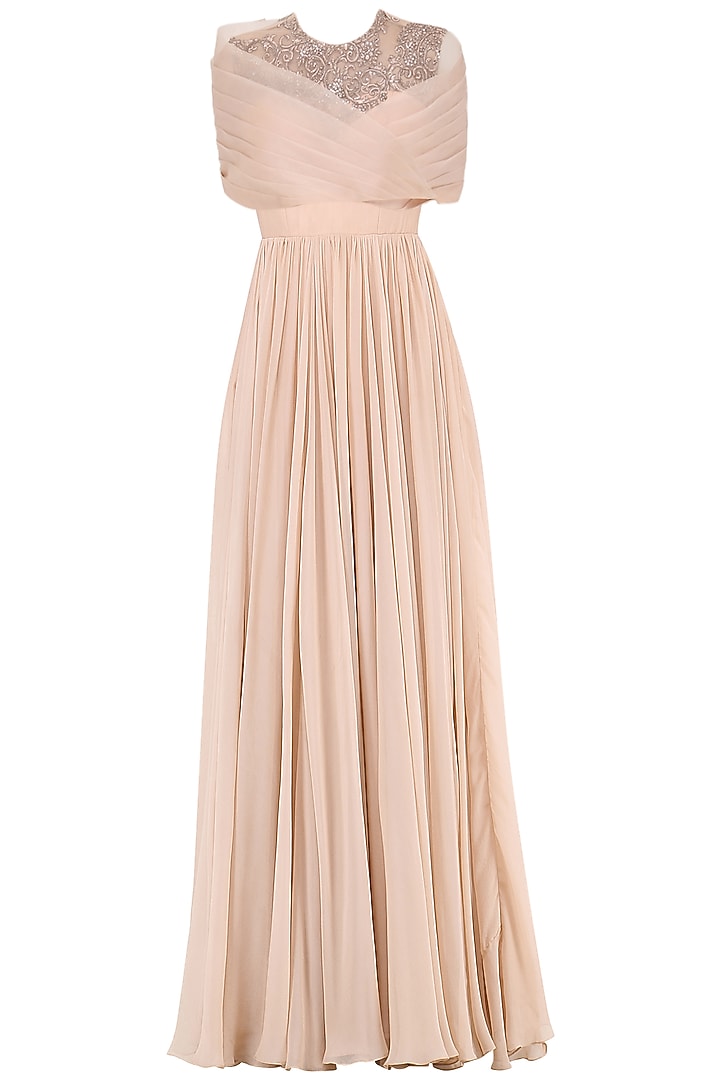 Mauve embroidered gown available only at Pernia's Pop Up Shop.