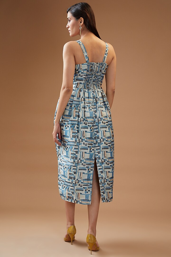 Grey & Pink Pure Silk Printed Jacket Vacation Dress by Momkidsfashion at Pernia's Pop Up Shop