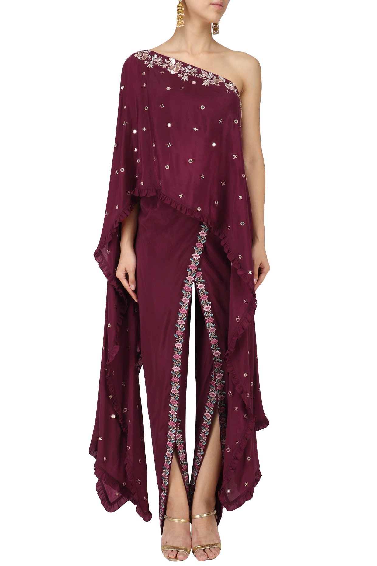 Cape with Dhoti Pants main image 1