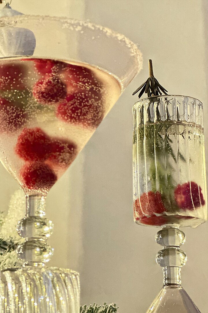 Pink Borosilicate Glassware (Set Of 2) by MelBau Designs at Pernia's Pop Up Shop