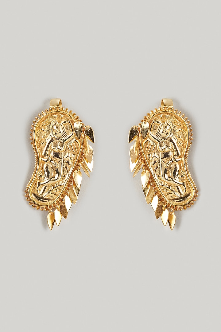 Gold Finish Kaveri Earcuffs by Maalicious at Pernia's Pop Up Shop