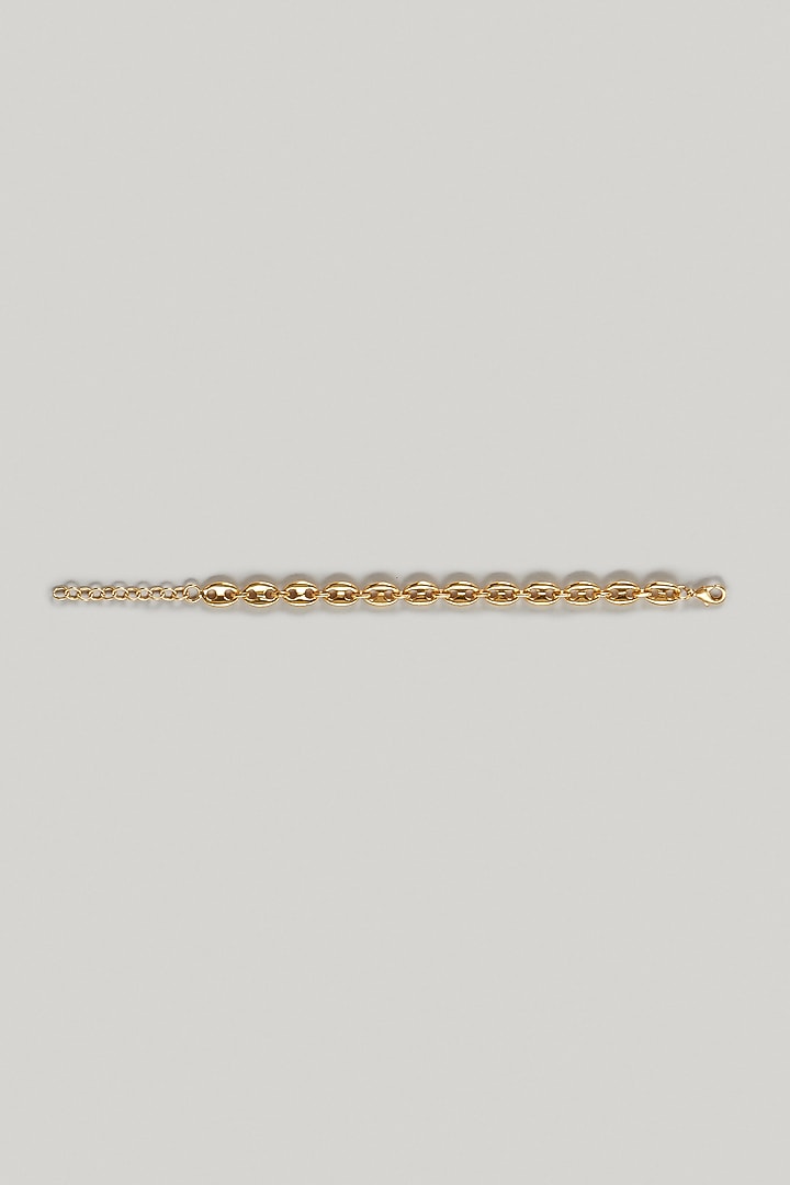 Gold Finish Chain Bracelet by Maalicious at Pernia's Pop Up Shop