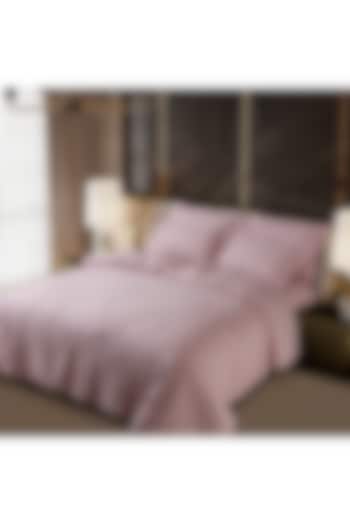 Pink Cotton Bedsheet Set by Malako