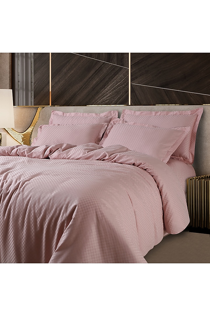 Pink Cotton Duvet Cover by Malako at Pernia's Pop Up Shop