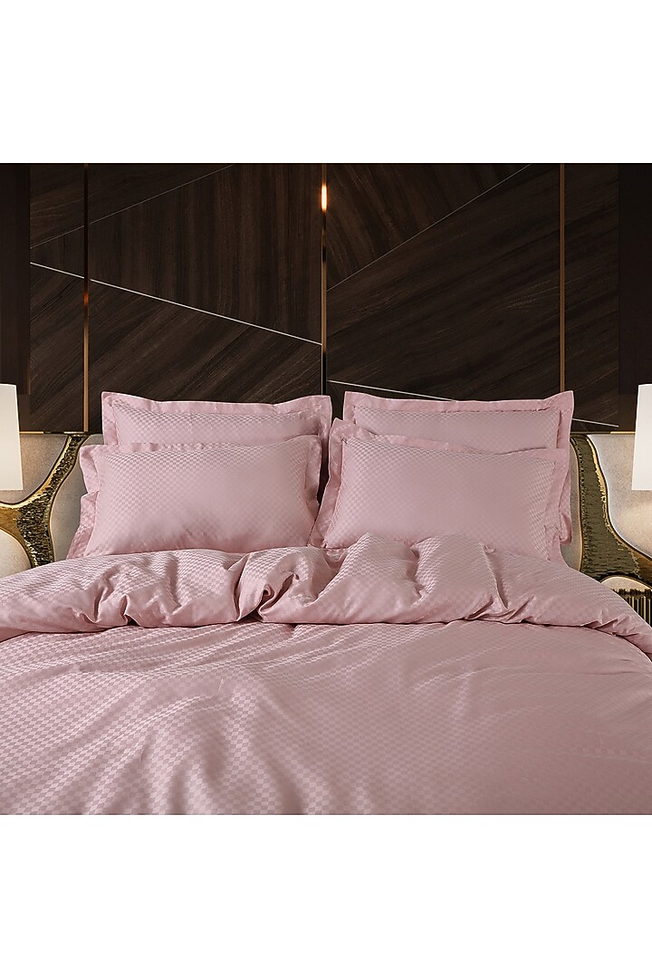 Pink Cotton Duvet Cover by Malako at Pernia's Pop Up Shop
