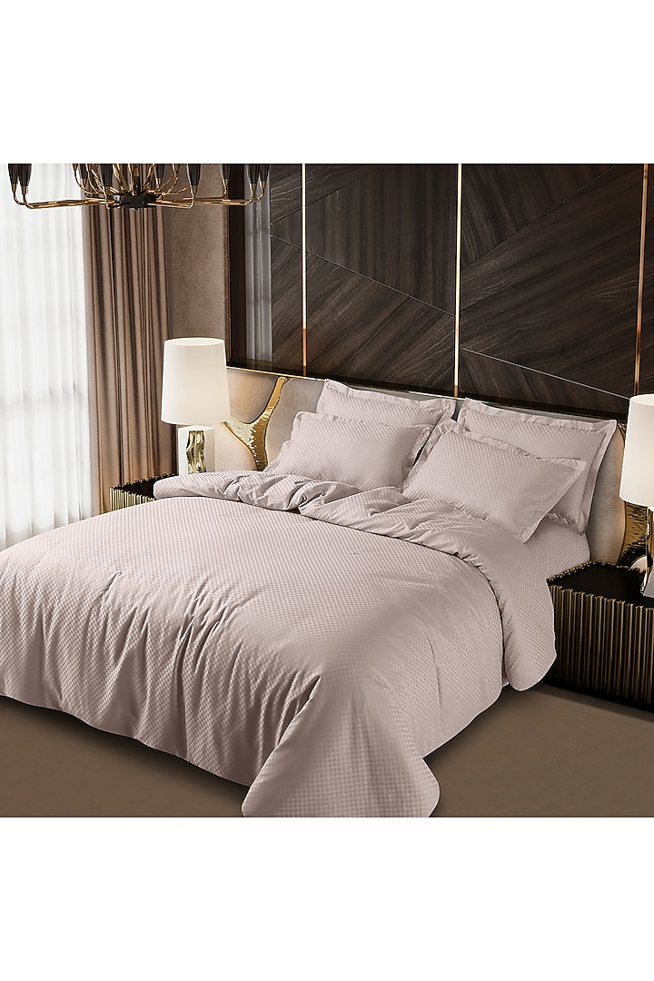 Light Beige Cotton Duvet Cover by Malako at Pernia's Pop Up Shop