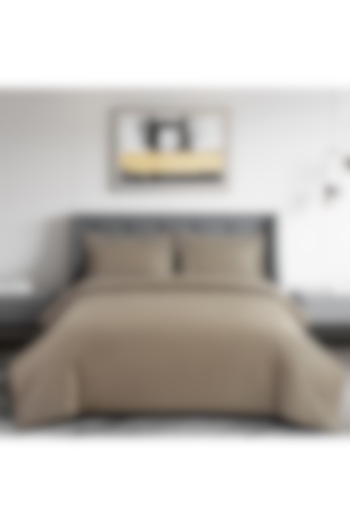 Green Cotton Embroidered Bedsheet Set by Malako at Pernia's Pop Up Shop