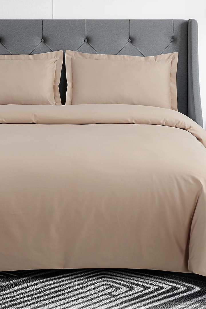 Brown Cotton Bedsheet Set by Malako at Pernia's Pop Up Shop