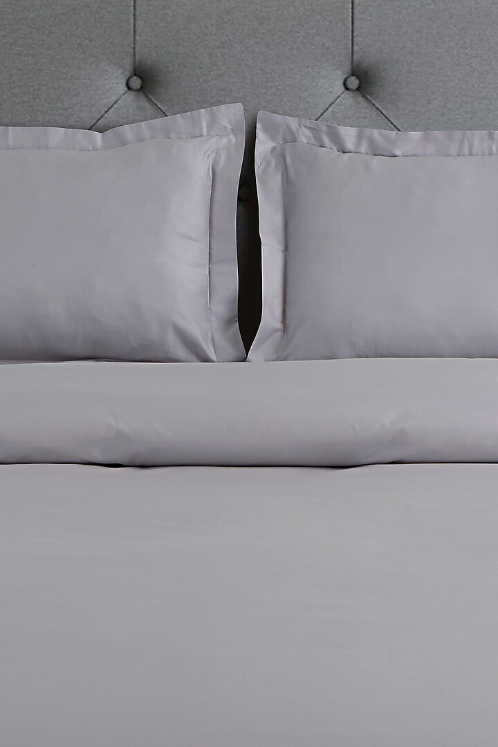 Grey Cotton Bedsheet Set by Malako at Pernia's Pop Up Shop