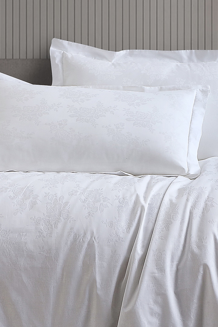 White Cotton Bedsheet Set by Malako at Pernia's Pop Up Shop