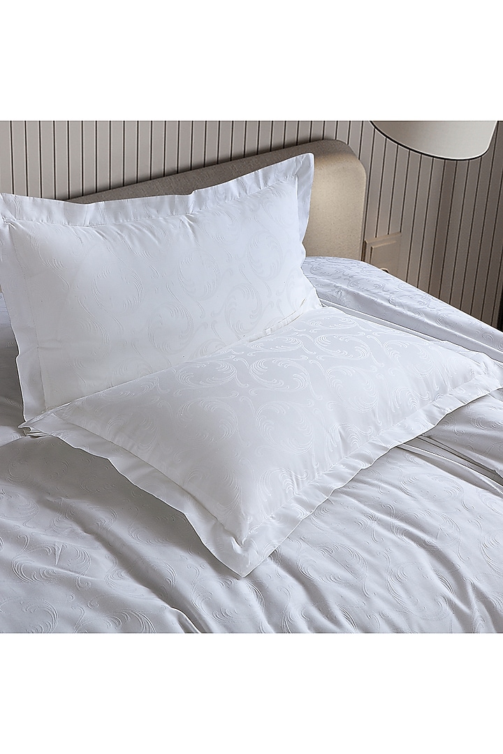 White Cotton Bedsheet Set by Malako at Pernia's Pop Up Shop