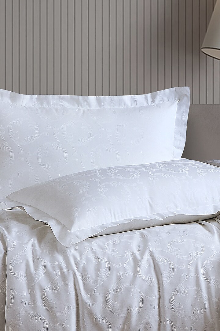 White Cotton Bedsheet Set by Malako at Pernia's Pop Up Shop