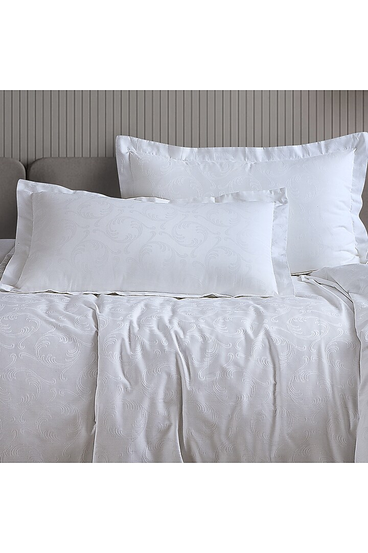 White Cotton Bedsheet Set by Malako at Pernia's Pop Up Shop