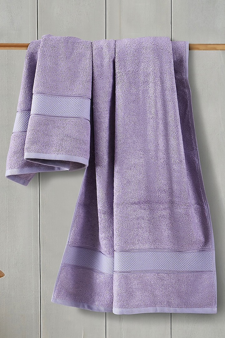 Lilac Pure Bamboo Bath Towel by Malako at Pernia's Pop Up Shop