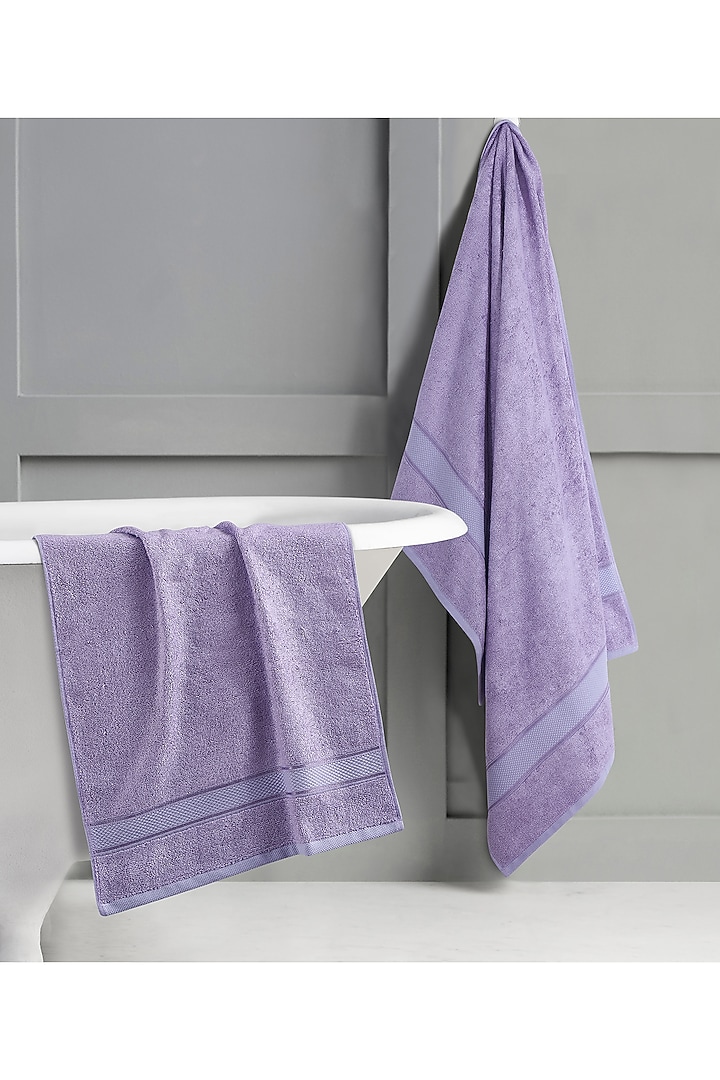 Lilac Pure Bamboo Bath Towel by Malako at Pernia's Pop Up Shop