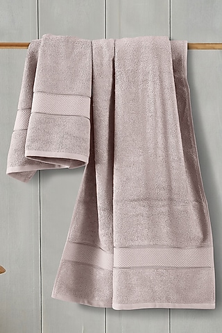 Beige Pure Bamboo Bath Towel by Malako