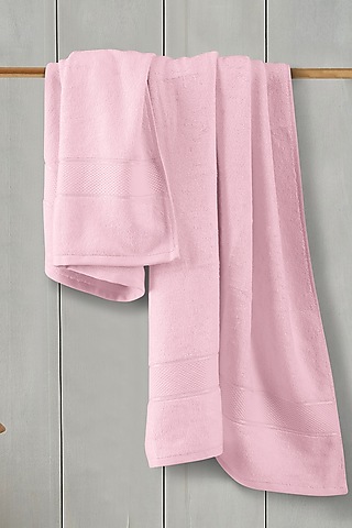 Peach Pure Bamboo Bath Towel by Malako