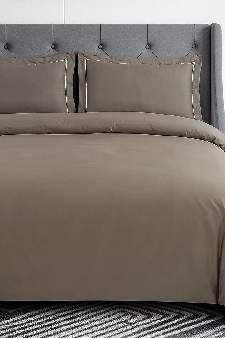 Military Green Cotton Duvet Cover by Malako