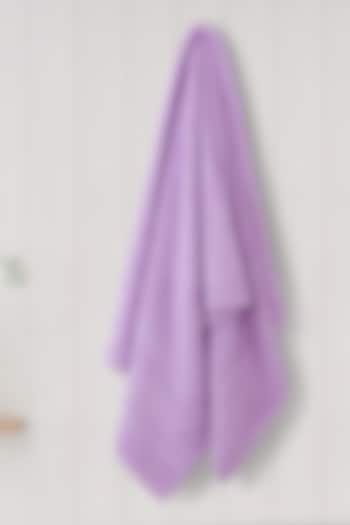 Lilac Cotton Bath Towel by Malako at Pernia's Pop Up Shop