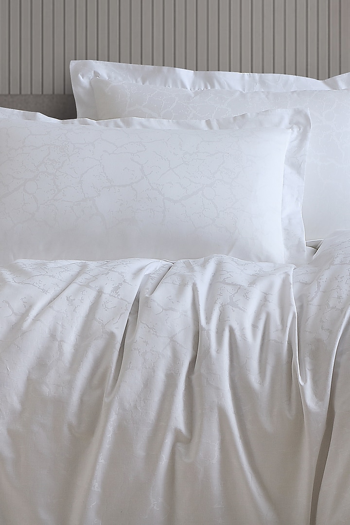White Cotton Bedsheet Set by Malako at Pernia's Pop Up Shop