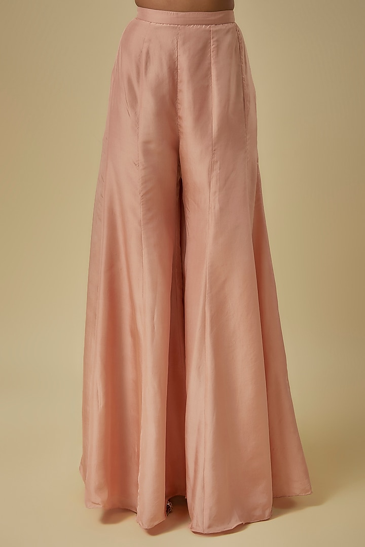 Pink Net Cutdana Work Cape Set by Malasa at Pernia's Pop Up Shop