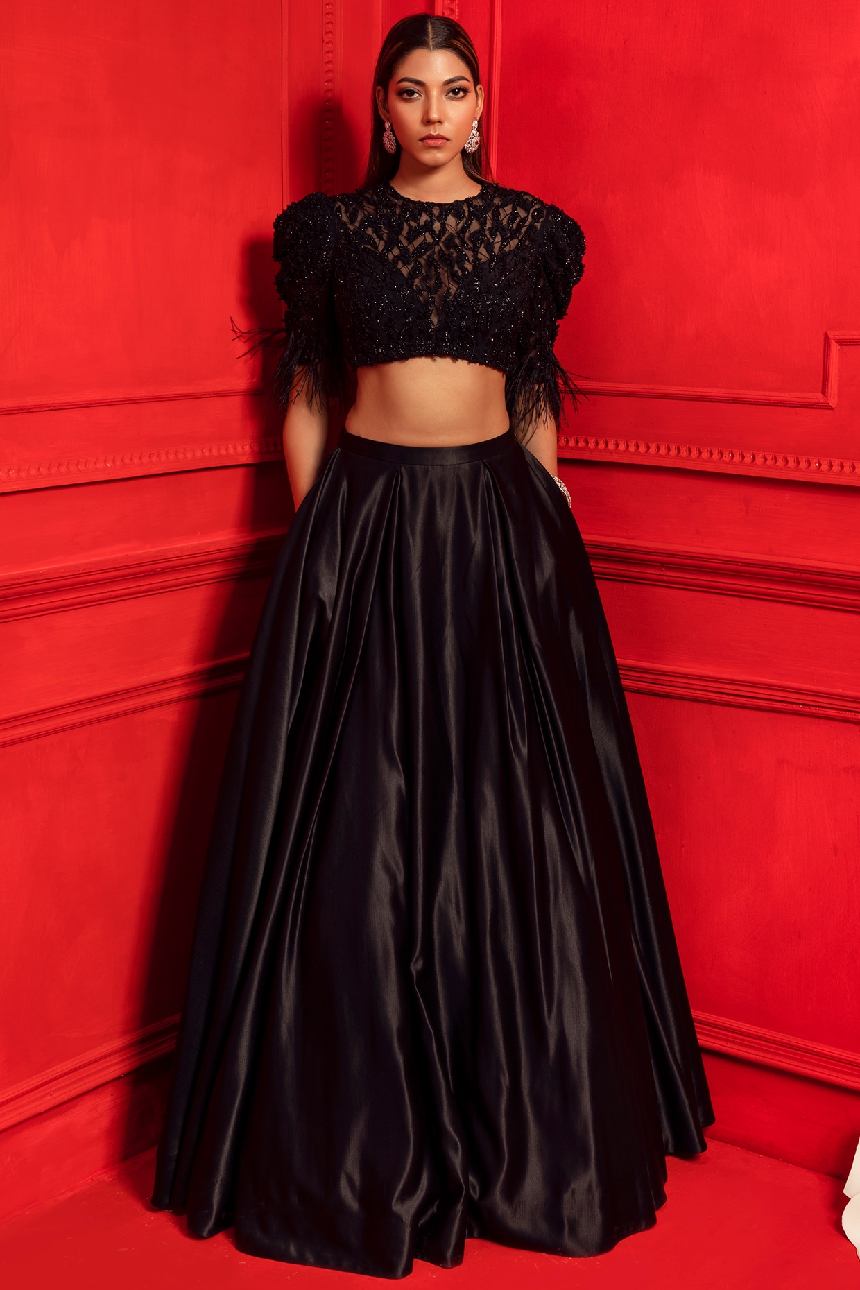 Crop top and outlet lehenga skirt online