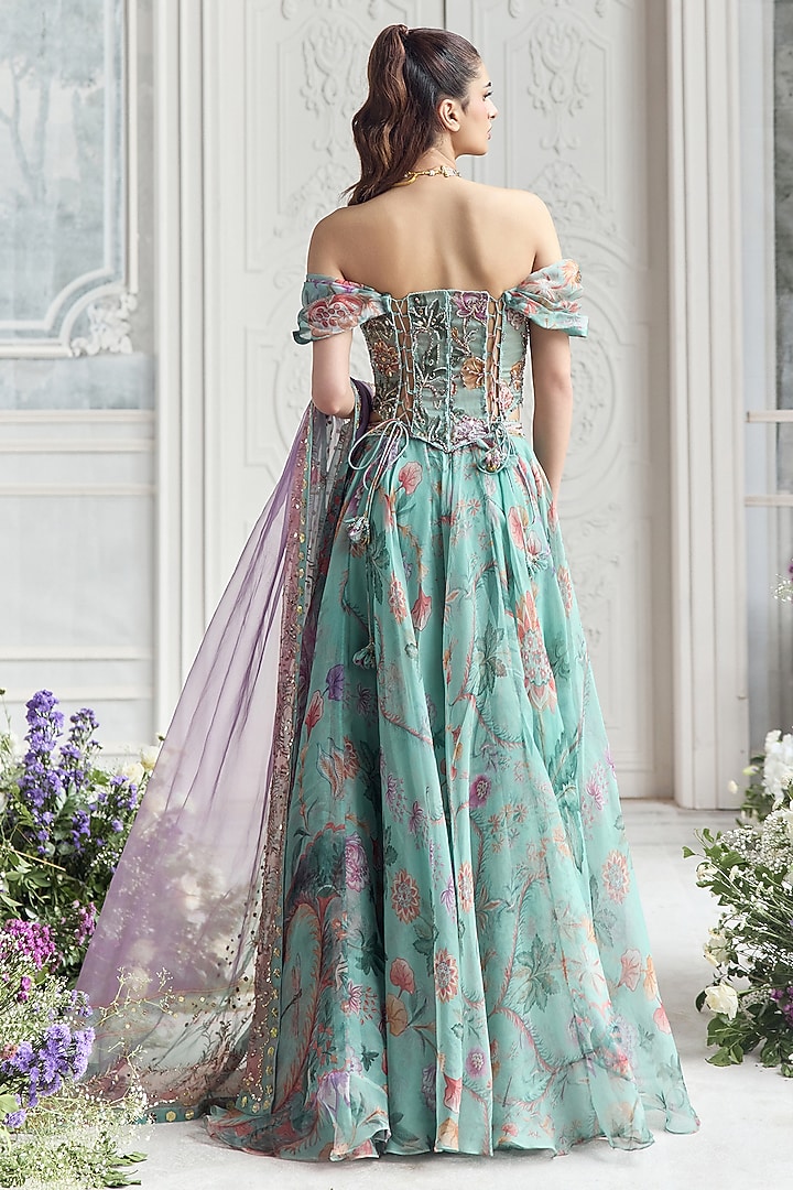 jade green dress for wedding Elegant Sleeveless Satin Jade Green Mermaid Prom Dresses With Beading Appliques main image 1