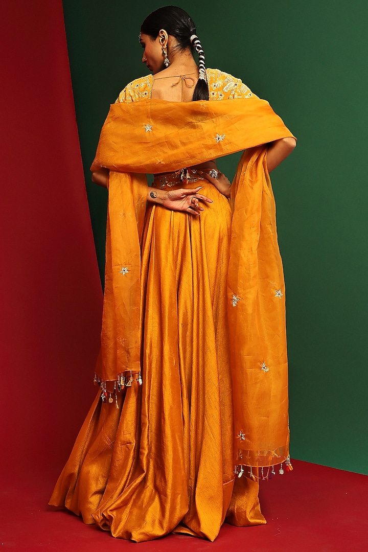 Marigold Lehenga Set