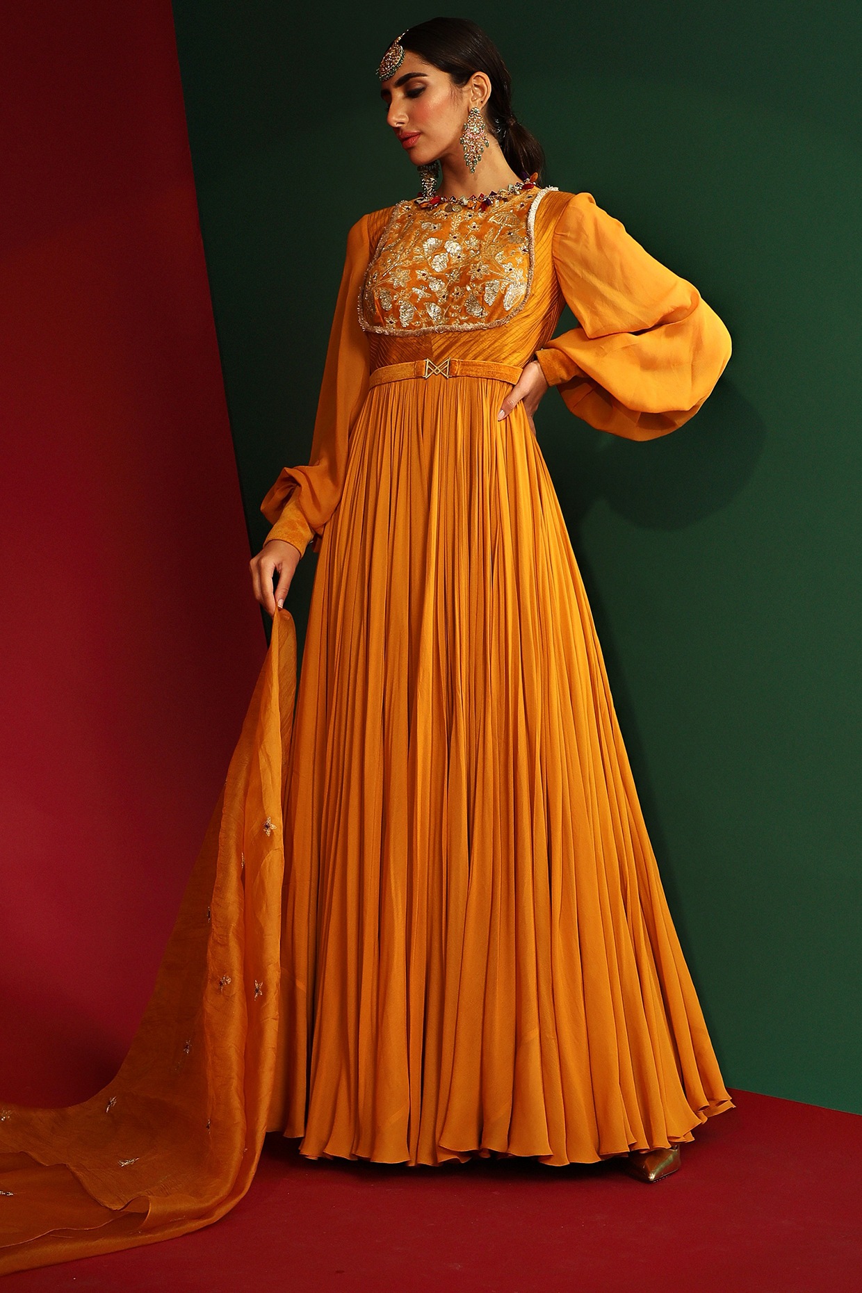 Mahika anarkali gown