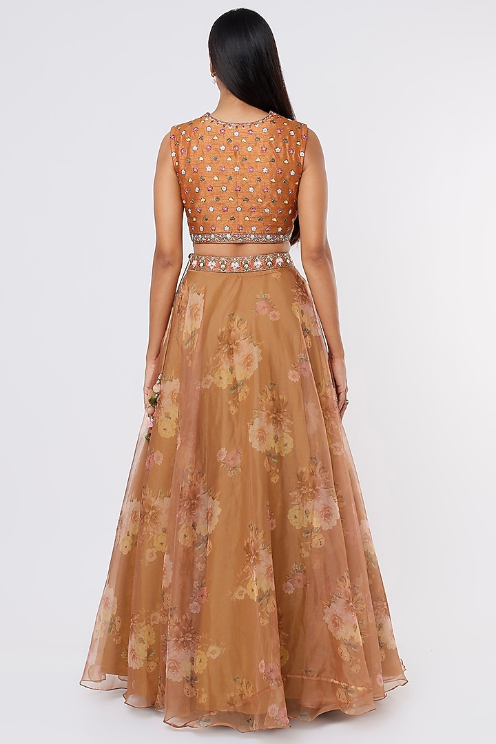 Mouse Printed Lehenga Set by Magic Mirror at Pernia's Pop Up Shop