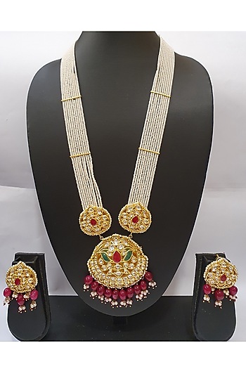 Gold Finish Pearl Necklace Set Design By Moh Maya By Disha Khatri At Pernia S Pop Up Shop The khatri caste has also provided important figures in the khalsa army such as hari singh nalwa. pernia s pop up shop