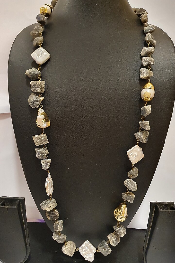 Pearl Baroque Necklace by Moh-Maya By Disha Khatri at Pernia's Pop Up Shop