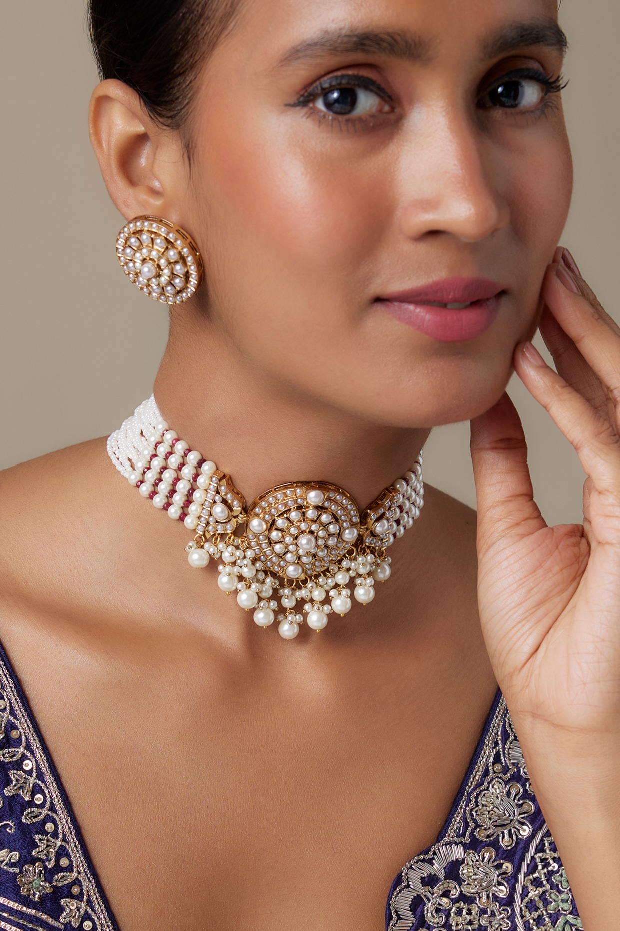 CHIEKO + チエコプラス caviar chain necklace CHIEKO + チエコプラス