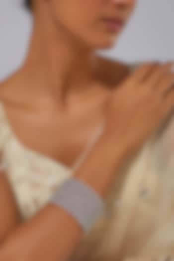 Gold Finish Zircon Bracelet by Moh-Maya by Disha Khatri at Pernia's Pop Up Shop