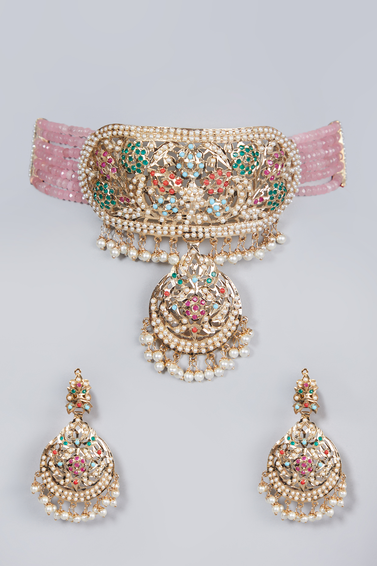 Jadau pearl set outlet