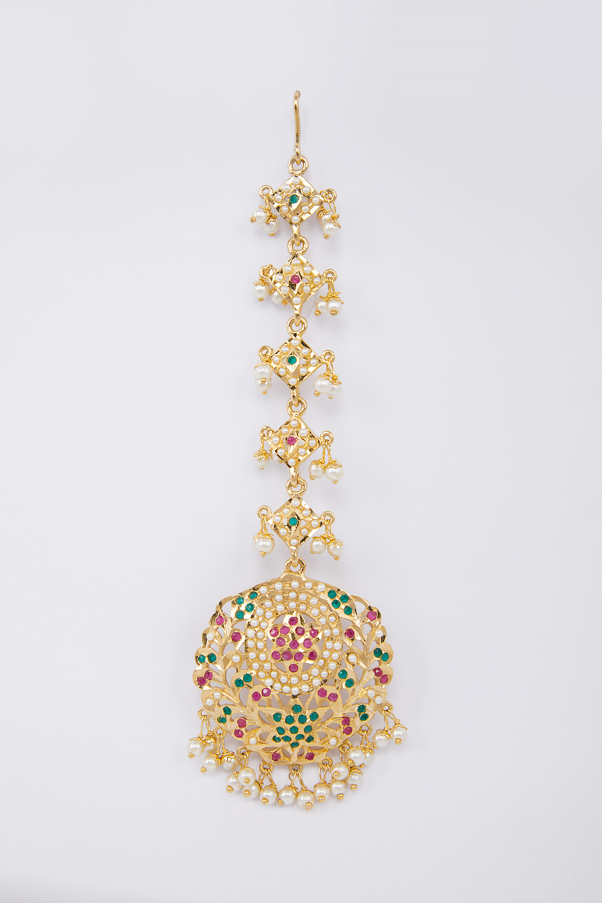 Jadau maang new arrivals tikka