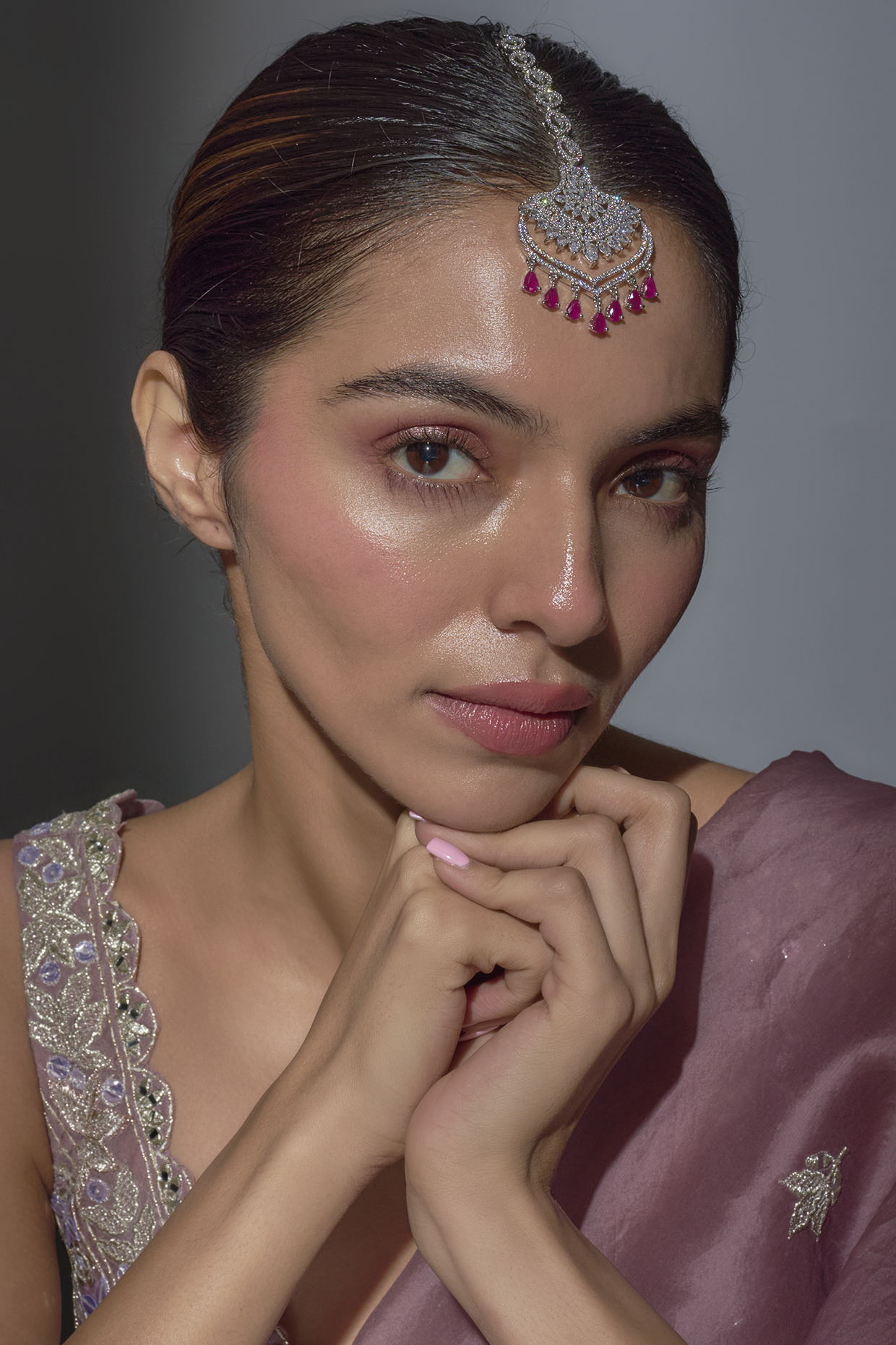 One side maang tikka online deals